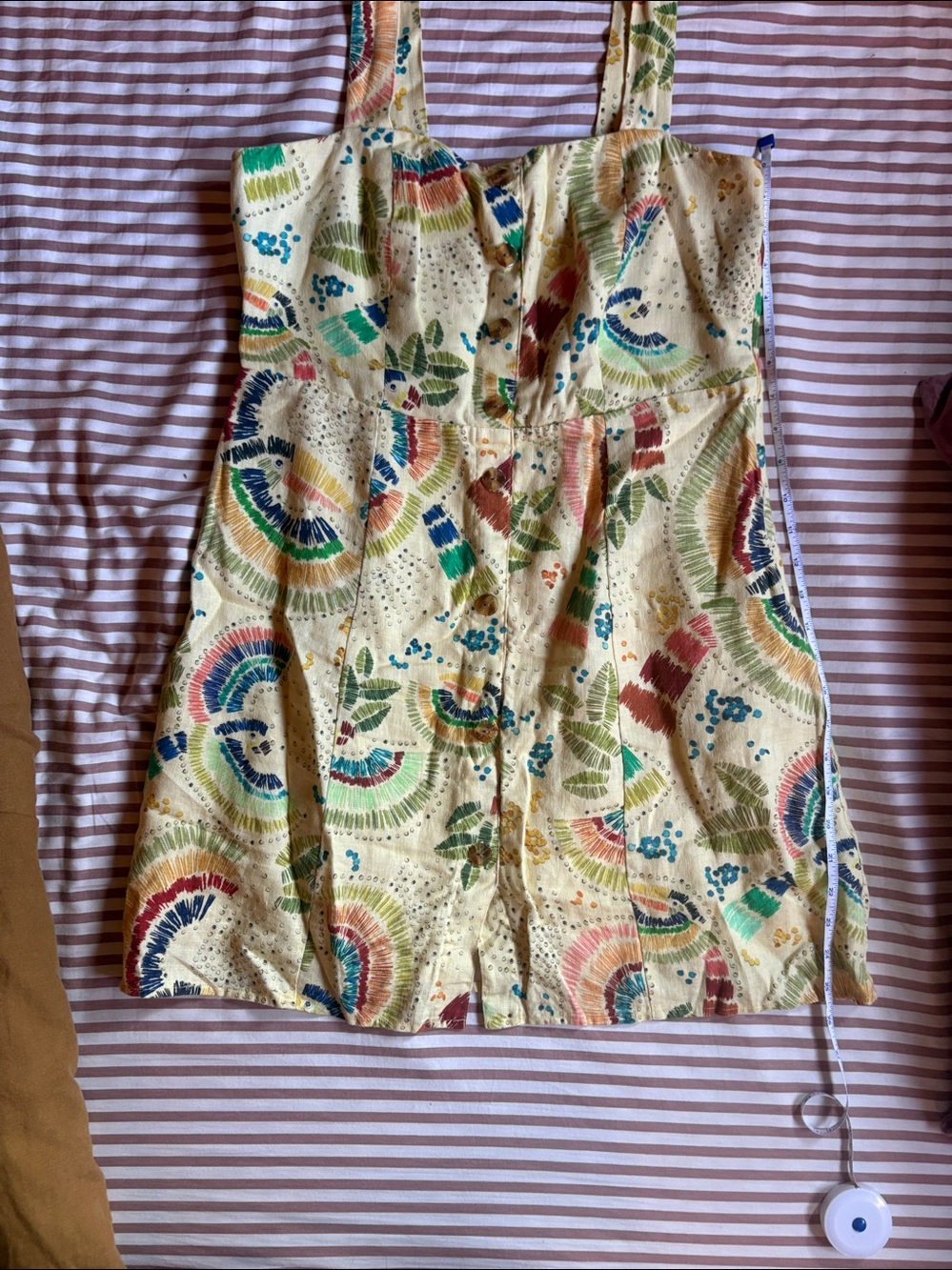 Linen Mini Dress - Farm Rio - Picture 5 of 7